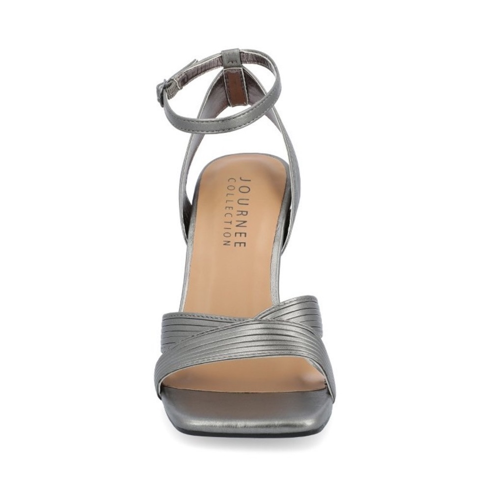 Journee Collection Womens Annett Tru
Comfort Foam Mid Heel Open Toe Pumps - Picture 2 of 12